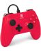 Controller PowerA - Enhanced, cu fir, pentru Nintendo Switch, Raspberry Red - 2t