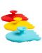 Set de jucării de baie Ubbi - Bureți de silicon cu ventuze, 3 bucăți - 3t