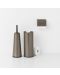 Set de 3 accesorii pentru toaletă Brabantia - ReNew, Platinum - 3t