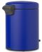 Coș de gunoi Brabantia - NewIcon, 5 l, Mineral Powerful Blue	 - 4t