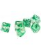Set zaruri Dice4Friends Transparent - Nebula Green, 7 bucati - 1t