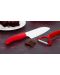 Set cuțit ceramic cu decojie Kyocera - roșu - 5t