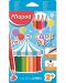 Set creioane colorate Maped Color Peps - My First Jumbo, 12 culori - 1t