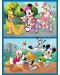 Set de puzzle și joc de memorie Trefl 2 în 1 - Mickey Mouse și prietenii - 3t