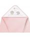 Interbaby set prosop și bavețică pentru bebeluși - Cachirulo Pink, 100 x 100 cm - 2t