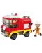 Set constructie Qman Mine City - Camion de pompieri - 3t