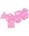 Set zaruri Dice4Friends Confetti - Creamy Pink, 7 bucati - 1t