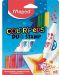 Set carioci Maped Color Peps Duo - 8 culori, cu stampile - 1t