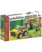 Constructor Alleblox Jungle Defenders -Jeep și copac, 179 piese - 1t