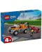 Constructor LEGO City - Camionetă de tractare pentru mașină sport (60435) - 1t