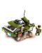 Constructor 3 în 1 Alleblox Military Force - Tanc militar, 180 piese - 2t