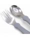 Set furculiță și lingură BabyJem - Grey - 4t