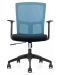 Set scaune de birou RFG - Siena, 2 buc., spatar albastru - 1t