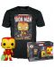 Set Funko POP! Collector's Box: Marvel - Holiday Iron Man (Glows in the Dark) - 1t
