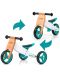 Bicicleta de echilibru Milly Mally - Jake, 2 in 1, Menta clasic - 2t