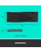 Set mouse si tastatura wireless Logitech - MK270,  negru - 8t