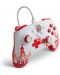 Controller PowerA - Enhanced, cu fir, pentru Nintendo Switch, Mario Red/White - 2t