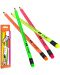 Set de creioane Y-Plus - HB, Star Neon, 6 bucăți - 1t