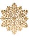 Suport de masă ADS - Snowflake, 38 cm, auriu - 1t
