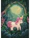 Set de pictură pe numere Ideyka - Unicorn fabulos, 30 x 40 cm - 1t