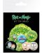 Set insigne GB eye Animation: Rick & Morty - Faces - 1t