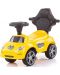 Mașinuta de călărit cu mâner Chipolino - Turbo, galbenă - 2t