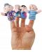 Set de marionete cu degete Iso Trade - 6 bucăți - 3t