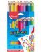 Set creioane colorate Maped Color Peps - Star, 36 culori - 1t