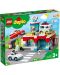 Set de construit Lego Duplo Town - Parcare si spalatorie auto (10948) - 1t
