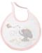 Interbaby set prosop și bavețică pentru bebeluși - Cachirulo Pink, 100 x 100 cm - 3t