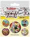 Set insigne Pyramid Looney Tunes - Bugs Bunny, 80th Anniversary - 1t