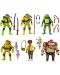 Set de figuri  TMNT Mutant Mayhem - Teenage Mutant Ninja Turtles Full Mayhem Journey - 3t