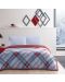 Set de dormitor cu pătură TAC - Rialta, roșu - 2t