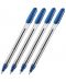 Set de stilouri Corvina Teknoball - 1.0 mm, 4 bucăți, albastru - 1t
