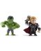Set Figurine Metals Die Cast Marvel - Thor & Hulk - 1t