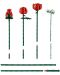 Constructor LEGO Icons Botanical - Buchet de trandafiri (10328) - 4t