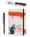 Set de scris Pininfarina Banksy Collection - Flower & GrafeeX, roșu - 1t