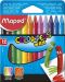 Set vopsele pastelate Maped Color Peps, 12 culori - 1t