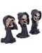 Set de statuete Nemesis Now Adult: Humor - Three Wise Reapers, 11 cm - 4t