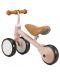 Bicicleta de echilibru  KinderKraft - Cutie, roz deschis - 4t