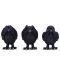 Set de statuete Nemesis Now Adult: Humor - Three Wise Ravens, 8 cm - 1t