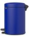 Coș de gunoi Brabantia - NewIcon, 5 l, Mineral Powerful Blue	 - 3t