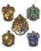 Set de insigne The Noble Collection Movies: Harry Potter - Hogwarts - 3t