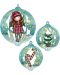 Set decorațiuni de Crăciun 3D Santoro Gorjuss - Mеrry and Bright, Tis The Season - 5t