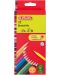 Un set de creioane triunghiulare colorate Herlitz - 12 culori - 1t