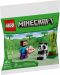 Constructor LEGO Minecraft - Steve și Baby Panda (30672) - 1t