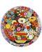 Puzzle rotund eeBoo din 500 de piese - Flori și păsări - 2t