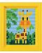 Set creativ cu rama si pixeli Pixelhobby - XL, Girafa - 1t