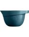 Bol pentru amestecat Emile Henry - Mixing Bowl, 4.5 litri, albastru-verde - 2t