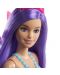 Barbie Dreamtopia papusa - Barbie zana cu aripi, cu parul violet - 2t